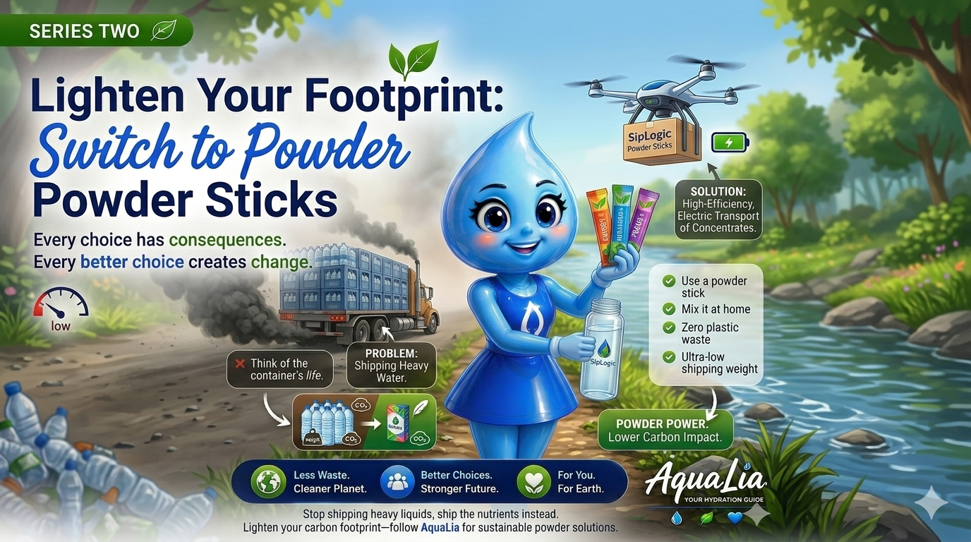 Why Powder Sticks Are More Sustainable Than Bottled Water Why Powder Sticks Are More Sustainable Than Bottled Water