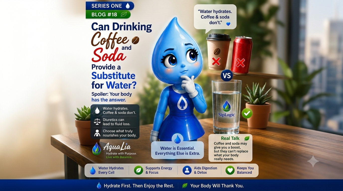 Can Coffee or Soda Replace Water for Hydration?