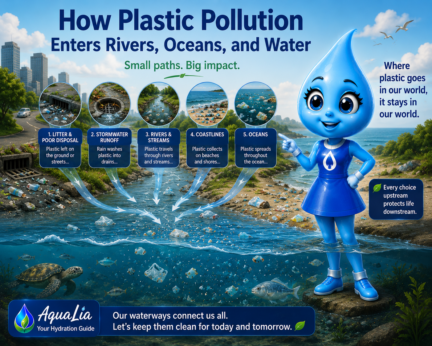 The Hidden Path of Plastic to Our Oceans