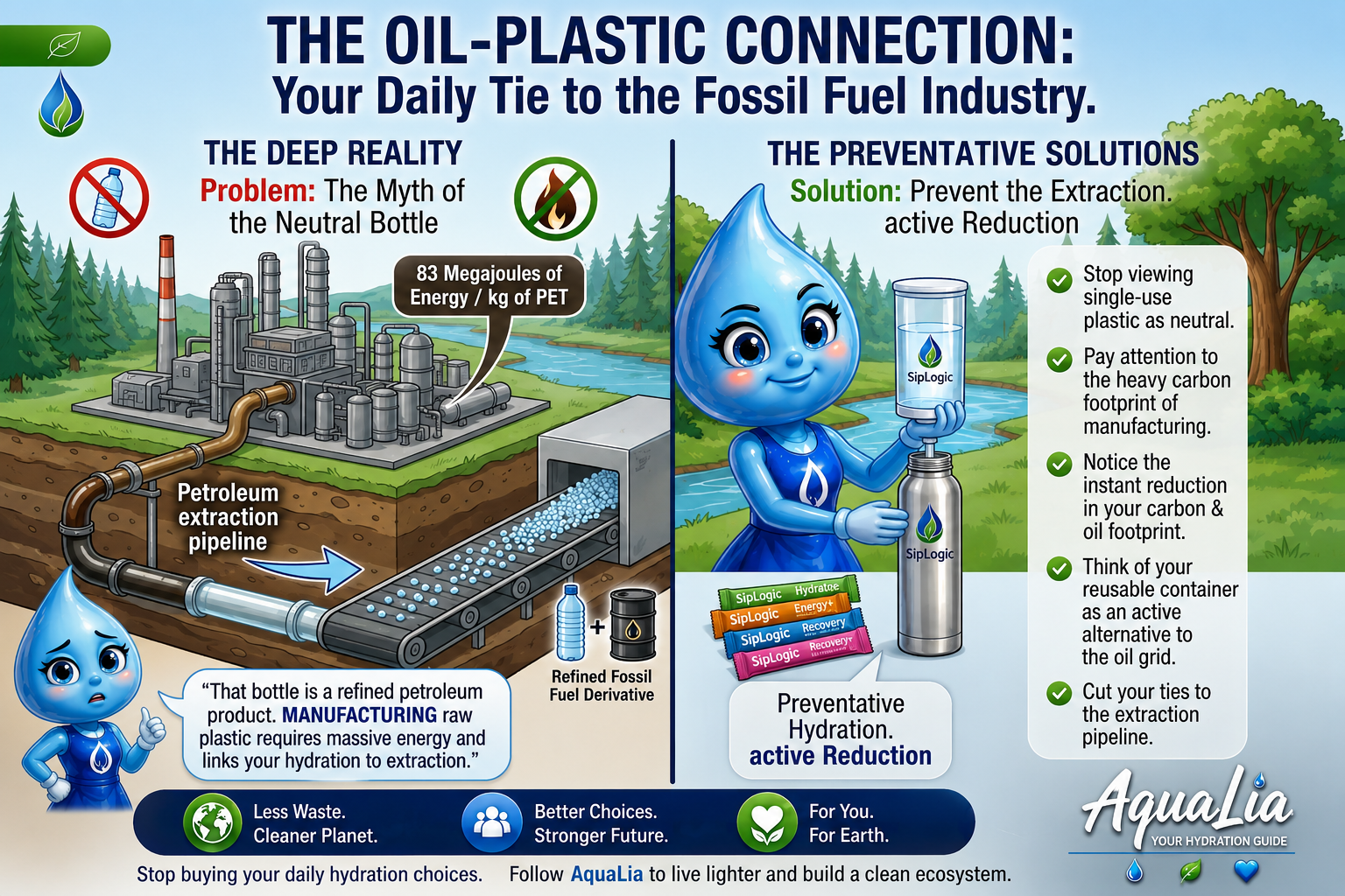 Your Plastic Bottle Started as Fossil Fuel