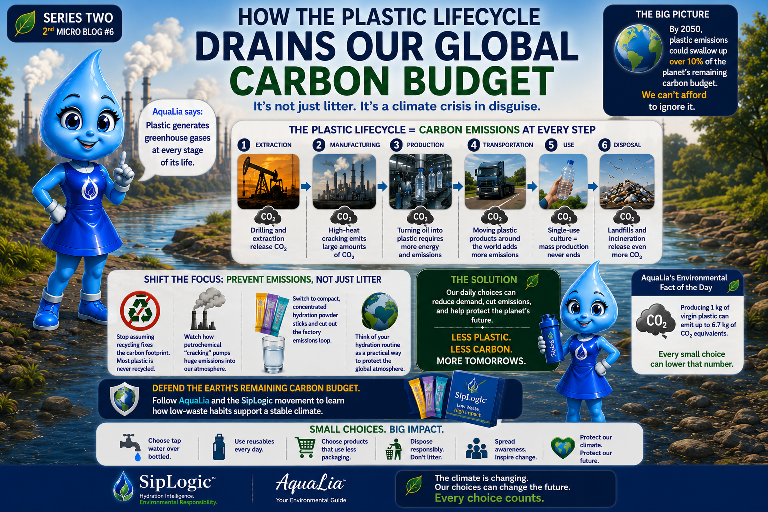 How Plastic Drains the Global Carbon Budget How Plastic Drains the Global Carbon Budget