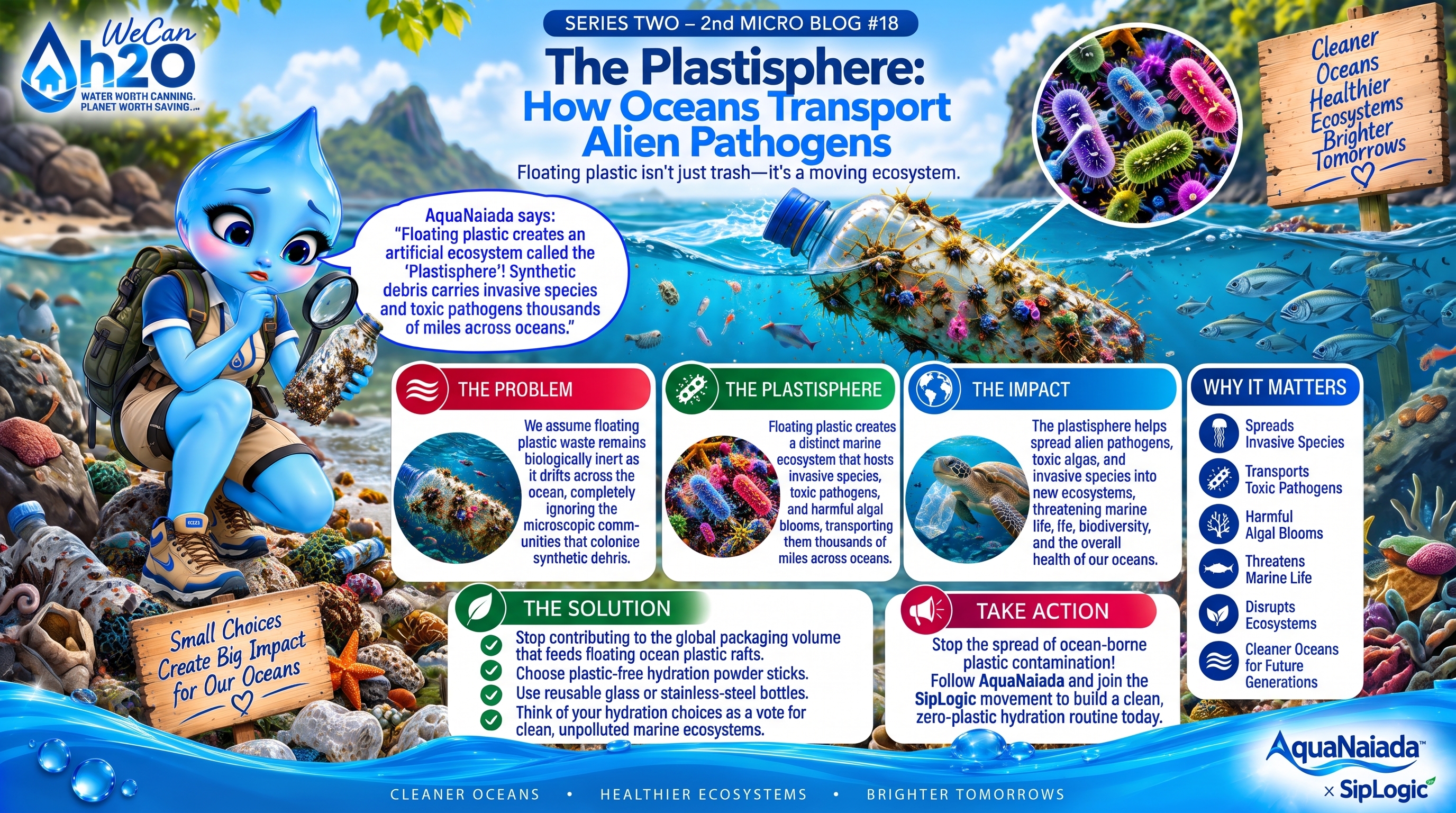 The Plastisphere: How Oceans Transport Alien Pathogens