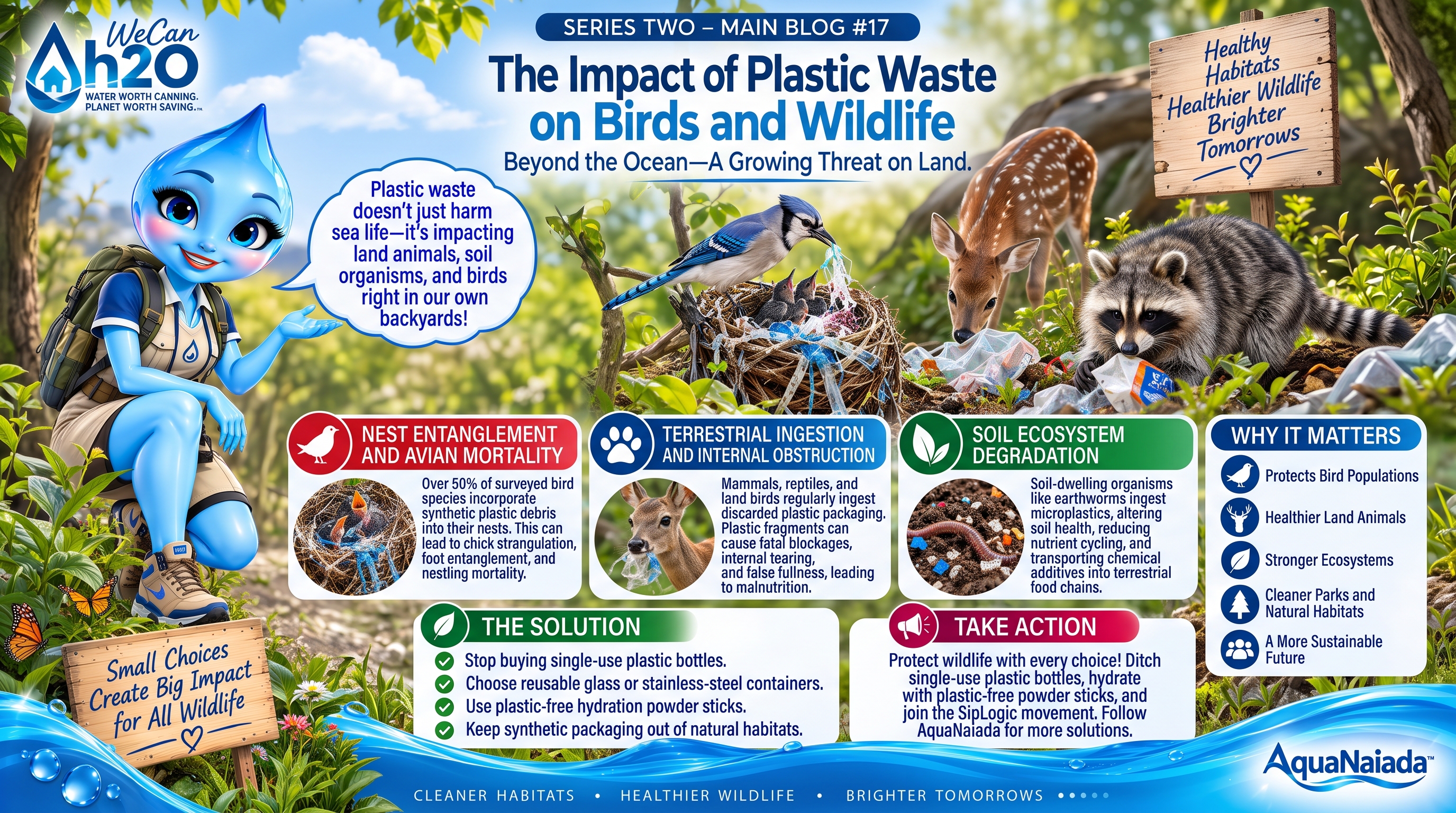 The Impact of Plastic Waste on Birds and Wildlife