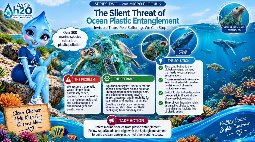 The Silent Threat of Ocean Plastic Entanglement The Silent Threat of Ocean Plastic Entanglement